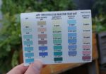 Aquaponics water quality color chart